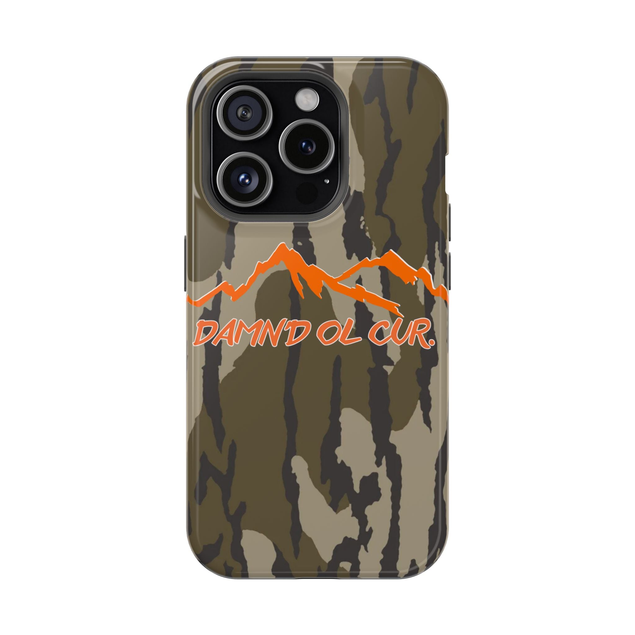 Camo Mountain Impact-Resistant Phone Case — 'Damn'd O'Clur' Outdoor Protective Cover