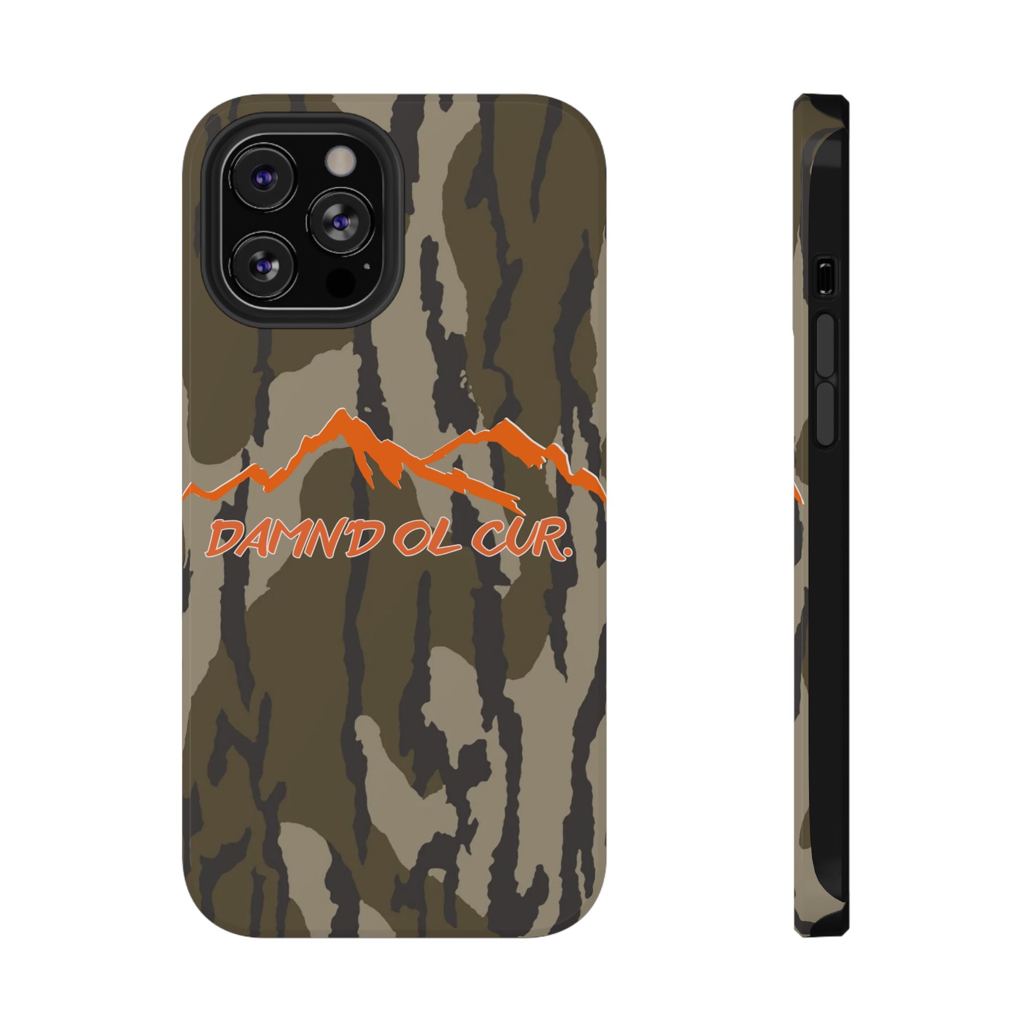 Camo Mountain Impact-Resistant Phone Case — 'Damn'd O'Clur' Outdoor Protective Cover