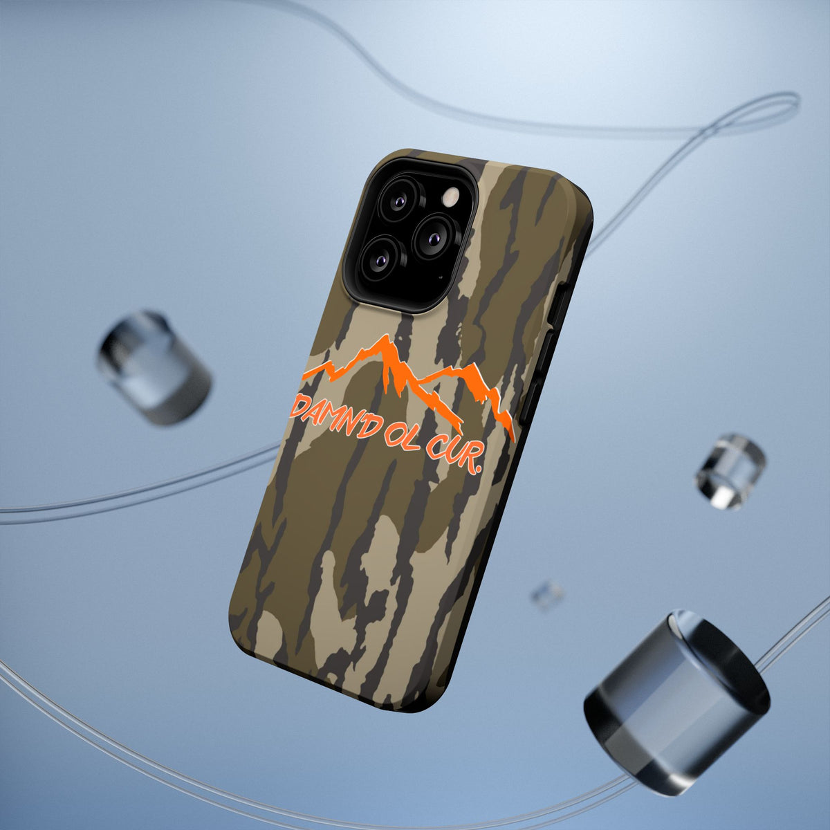 Camo Mountain Impact-Resistant Phone Case — 'Damn'd O'Clur' Outdoor Protective Cover
