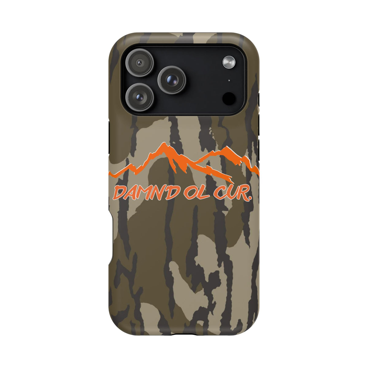 Camo Mountain Impact-Resistant Phone Case — 'Damn'd O'Clur' Outdoor Protective Cover