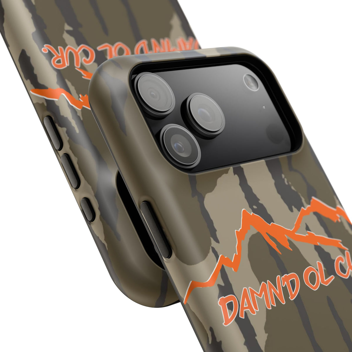 Camo Mountain Impact-Resistant Phone Case — 'Damn'd O'Clur' Outdoor Protective Cover