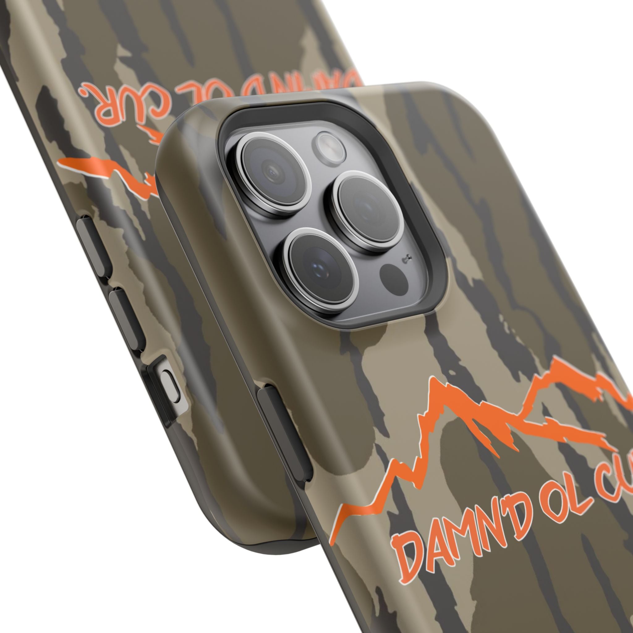 Camo Mountain Impact-Resistant Phone Case — 'Damn'd O'Clur' Outdoor Protective Cover