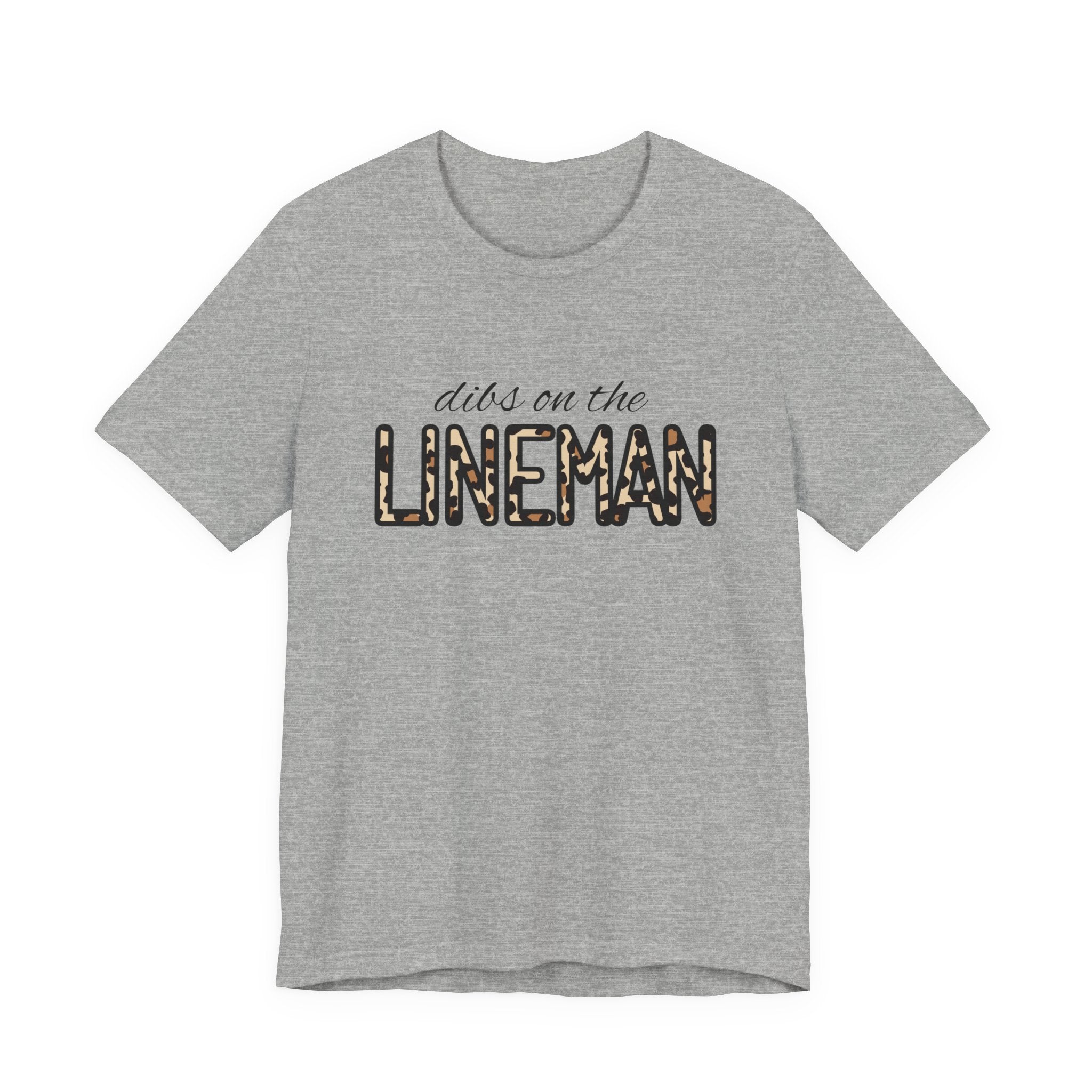 Dibs on the Lineman T-Shirt — Football Lineman Crew Tee