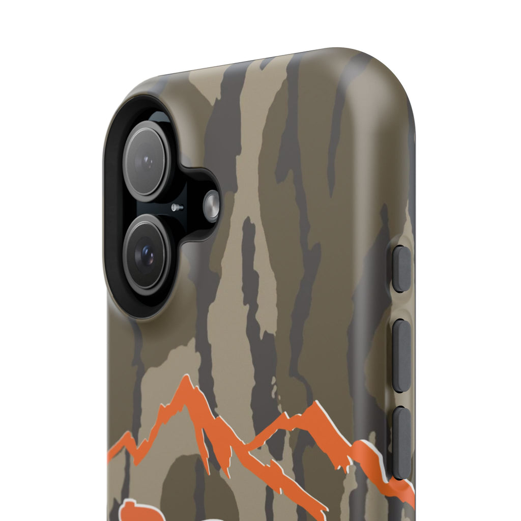 Camouflage Impact-Resistant Phone Case — D.O.C. Mountain Logo