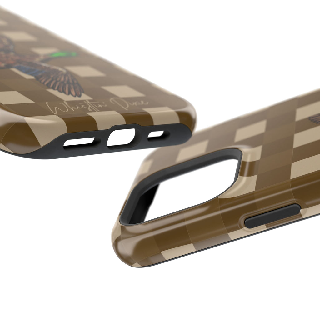 Duck Plaid Magnetic Impact-Resistant Phone Case