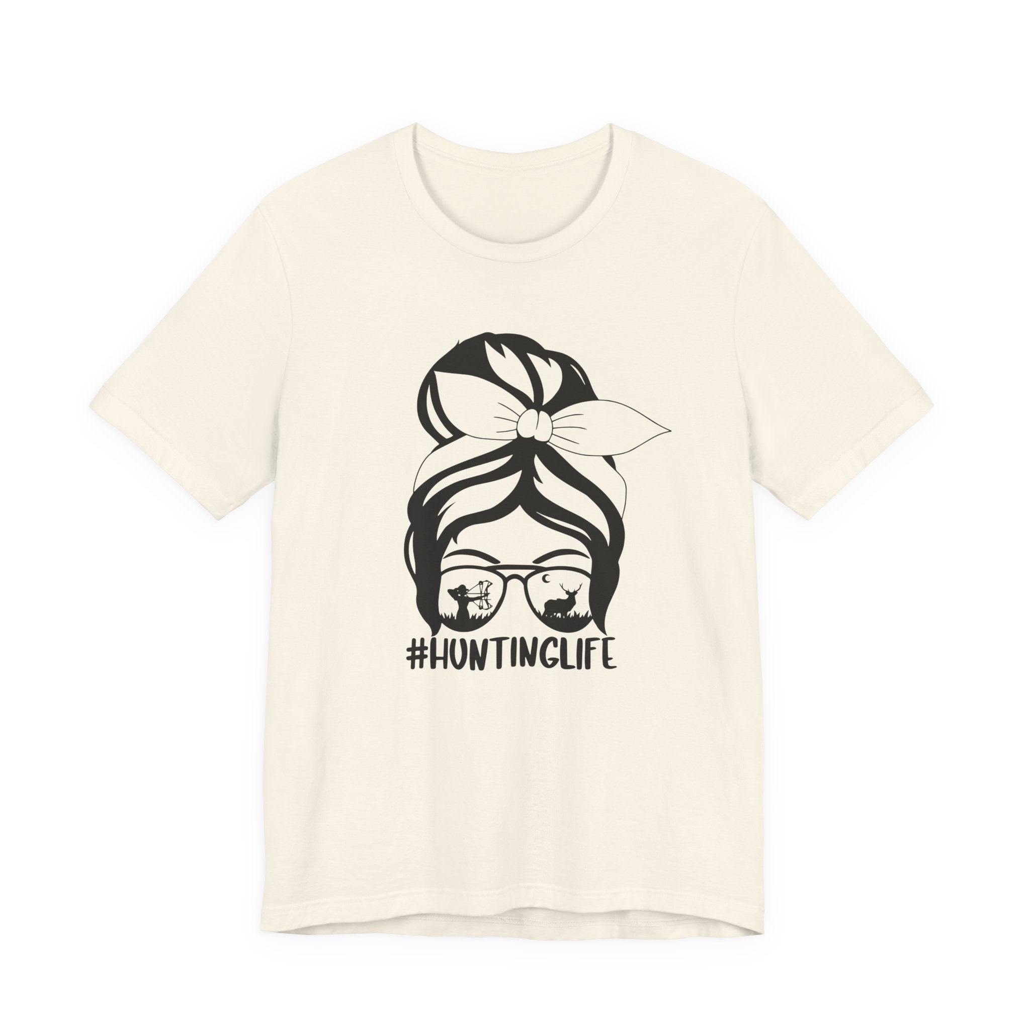Hunting Life Graphic Tee — Bandana Bun & Sunglasses #HuntingLife Shirt