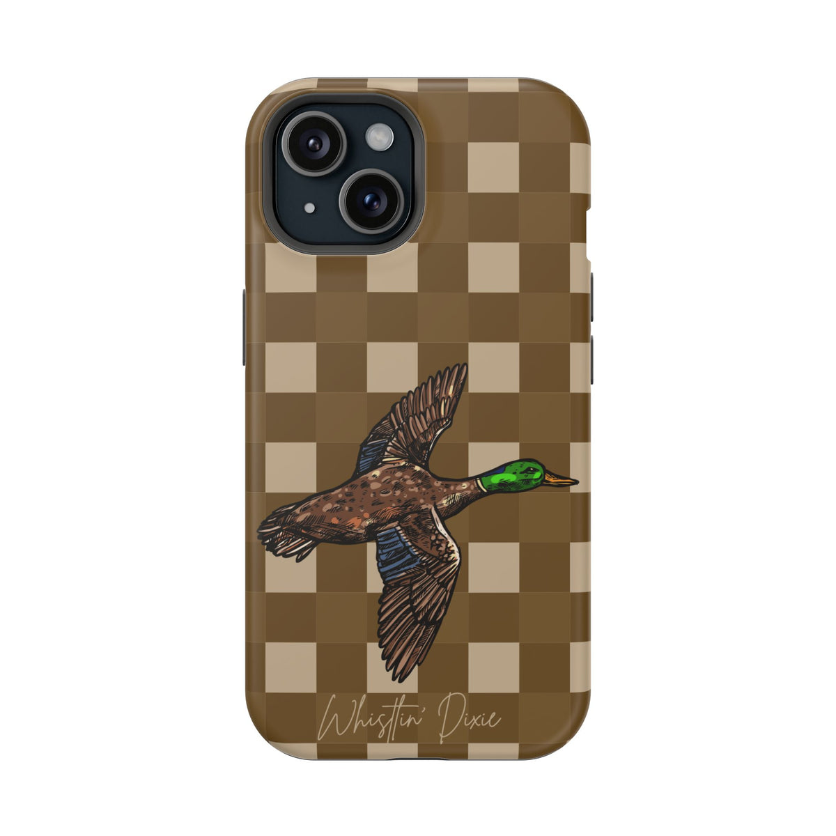 Duck Plaid Magnetic Impact-Resistant Phone Case