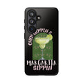 Margarita Sippin' Phone Case – 'Chip Dippin & Margarita Sippin' Cocktail Graphic