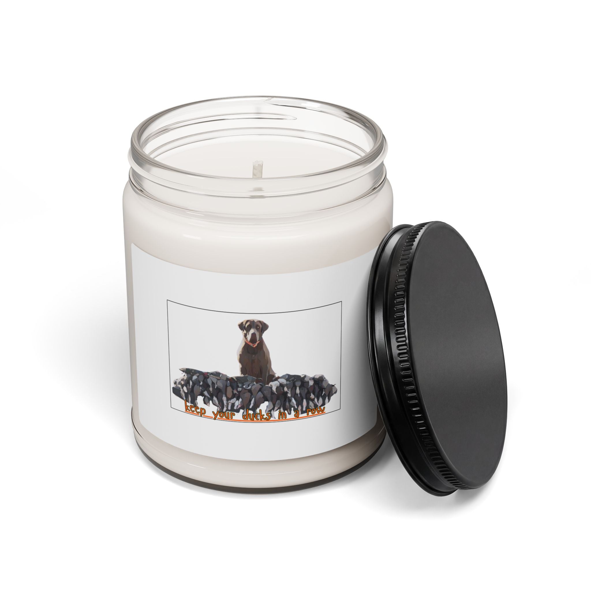 Soy Candle — 'keep your ducks in a row' Scented 9oz Jar