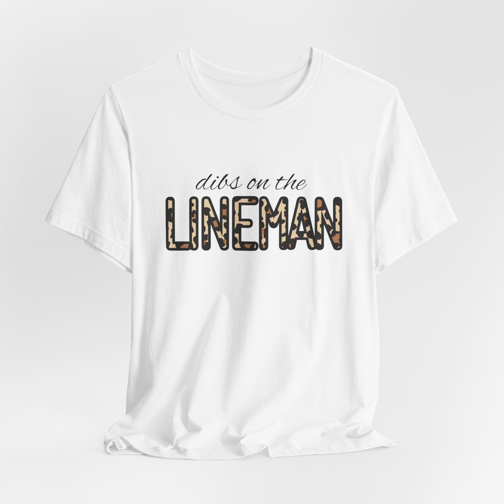 Dibs on the Lineman T-Shirt — Football Lineman Crew Tee