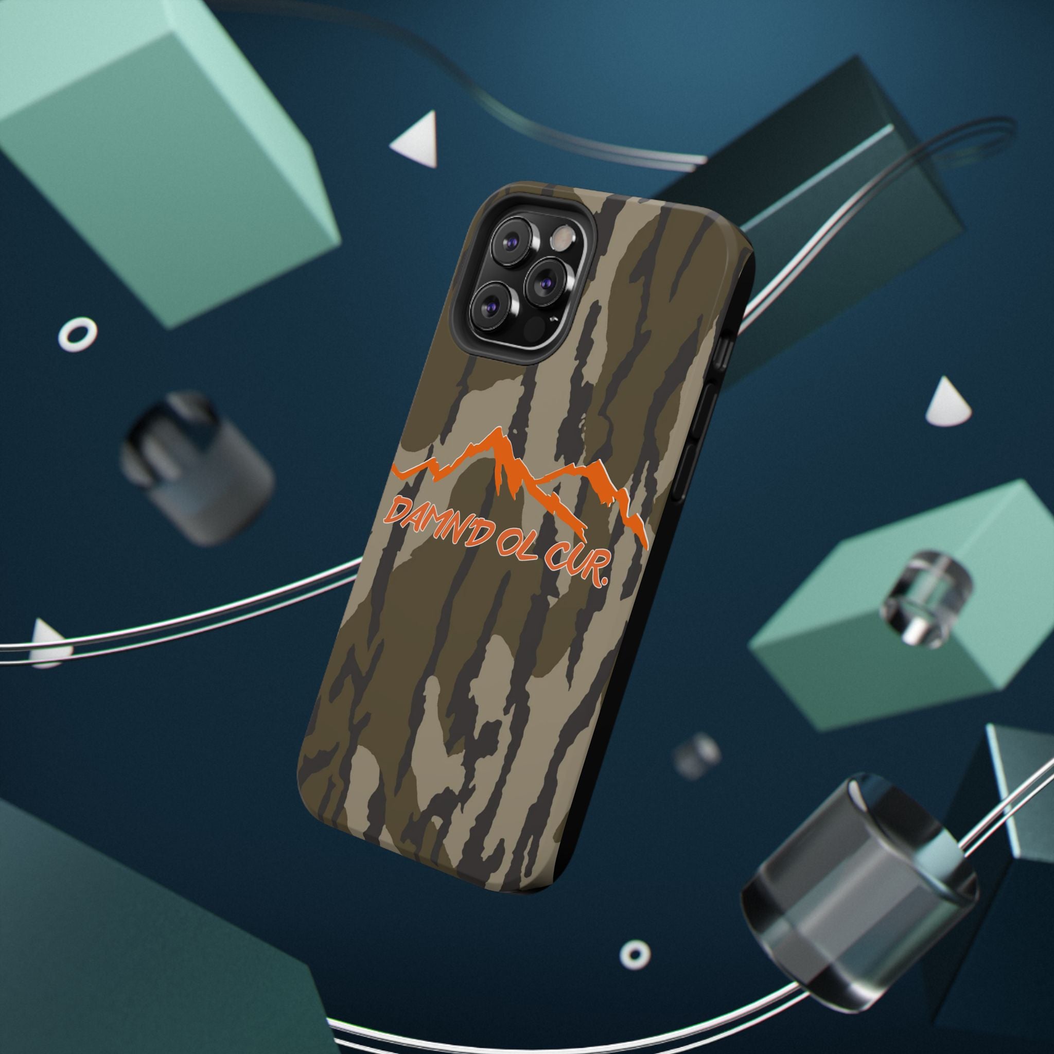 Camo Mountain Impact-Resistant Phone Case — 'Damn'd O'Clur' Outdoor Protective Cover