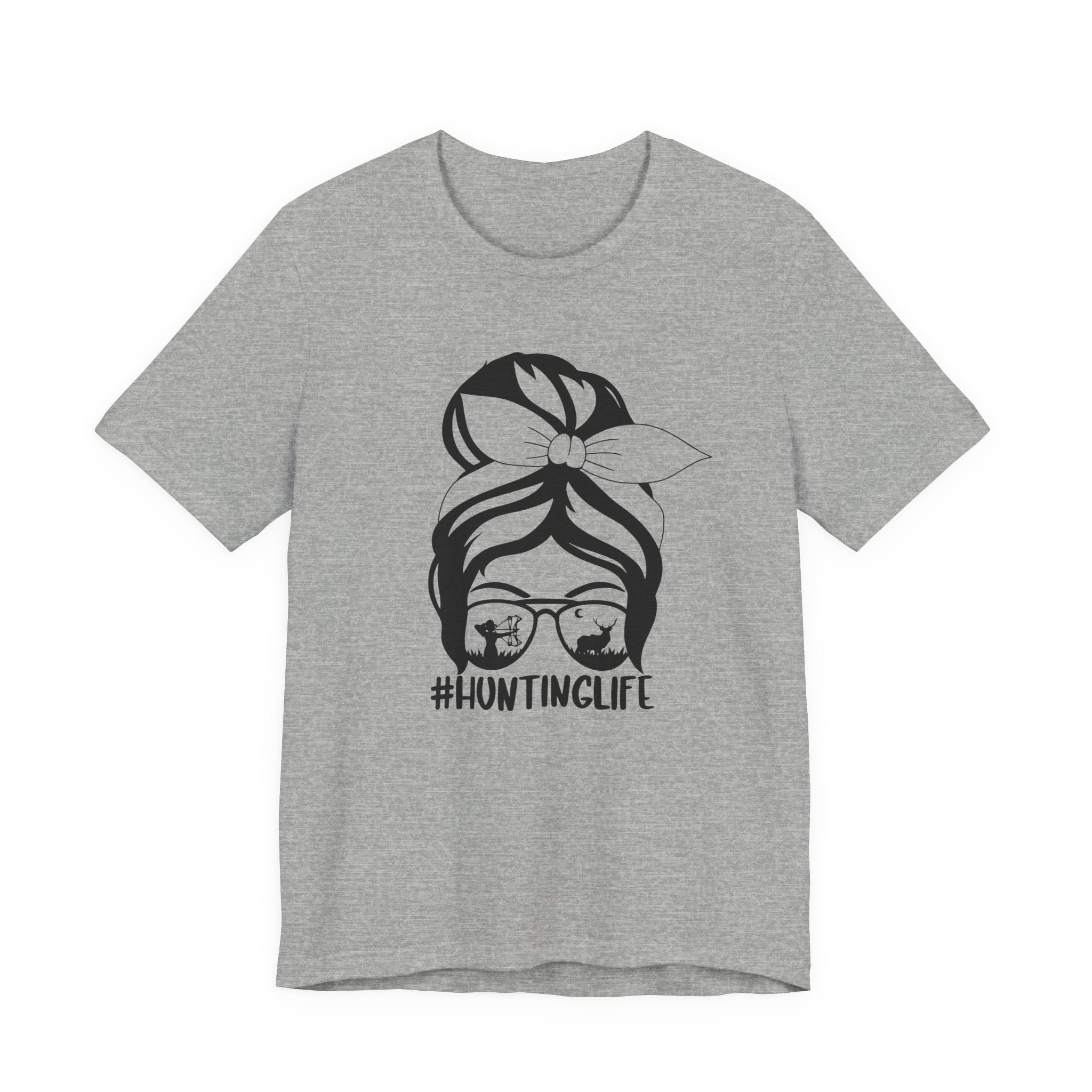 Hunting Life Graphic Tee — Bandana Bun & Sunglasses #HuntingLife Shirt
