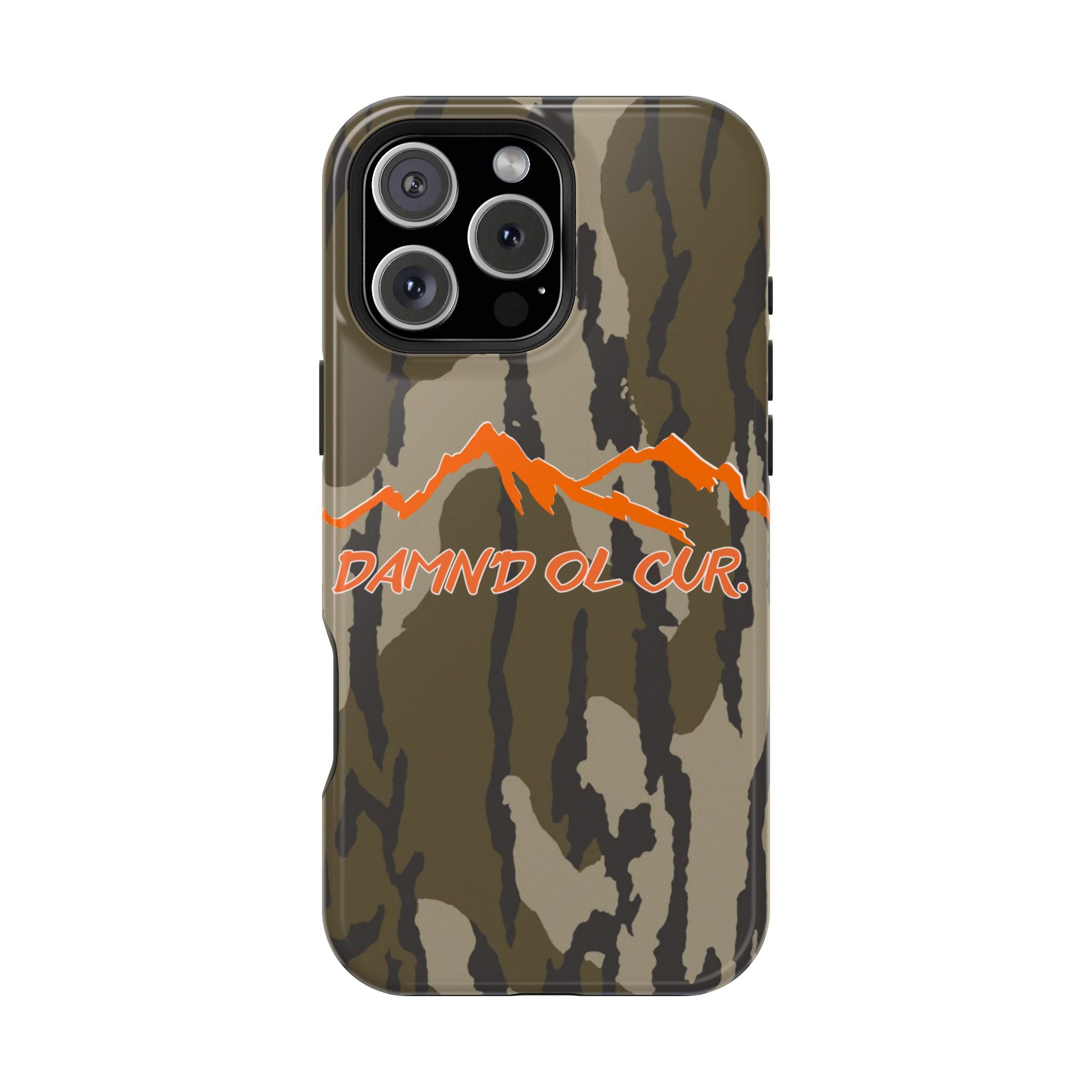 Camo Mountain Impact-Resistant Phone Case — 'Damn'd O'Clur' Outdoor Protective Cover