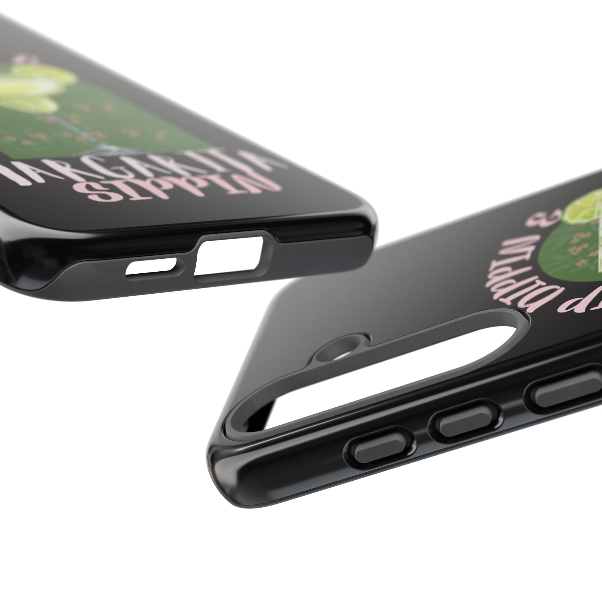 Margarita Sippin' Phone Case – 'Chip Dippin & Margarita Sippin' Cocktail Graphic