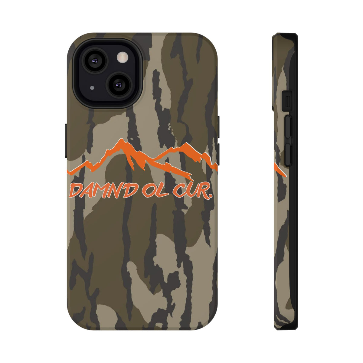 Camo Mountain Impact-Resistant Phone Case — 'Damn'd O'Clur' Outdoor Protective Cover