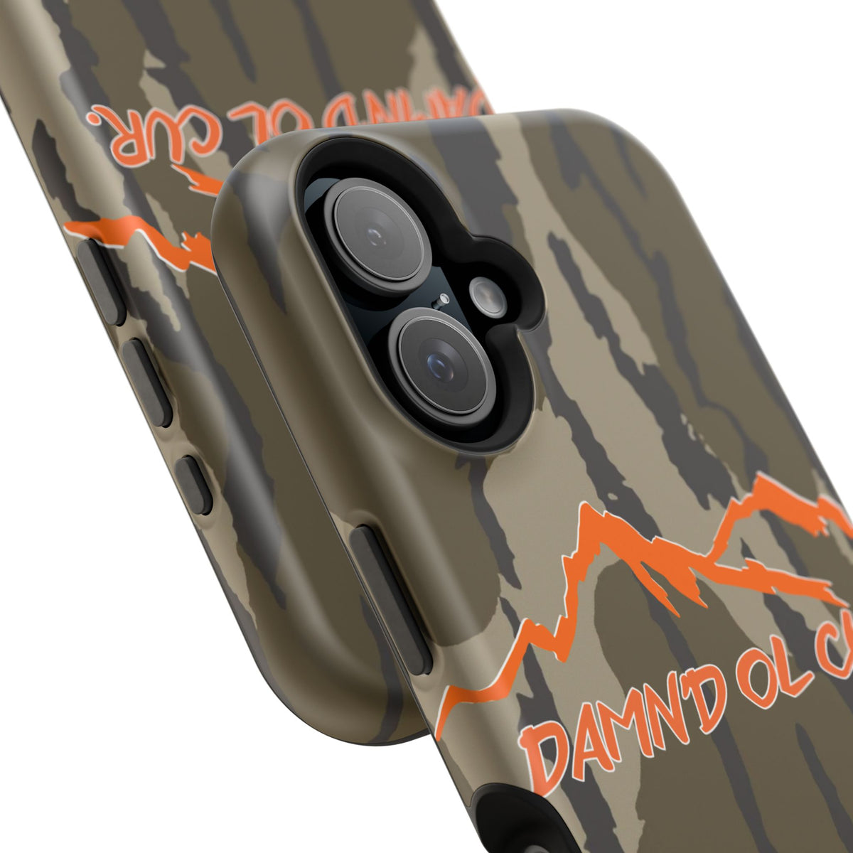 Camo Mountain Impact-Resistant Phone Case — 'Damn'd O'Clur' Outdoor Protective Cover