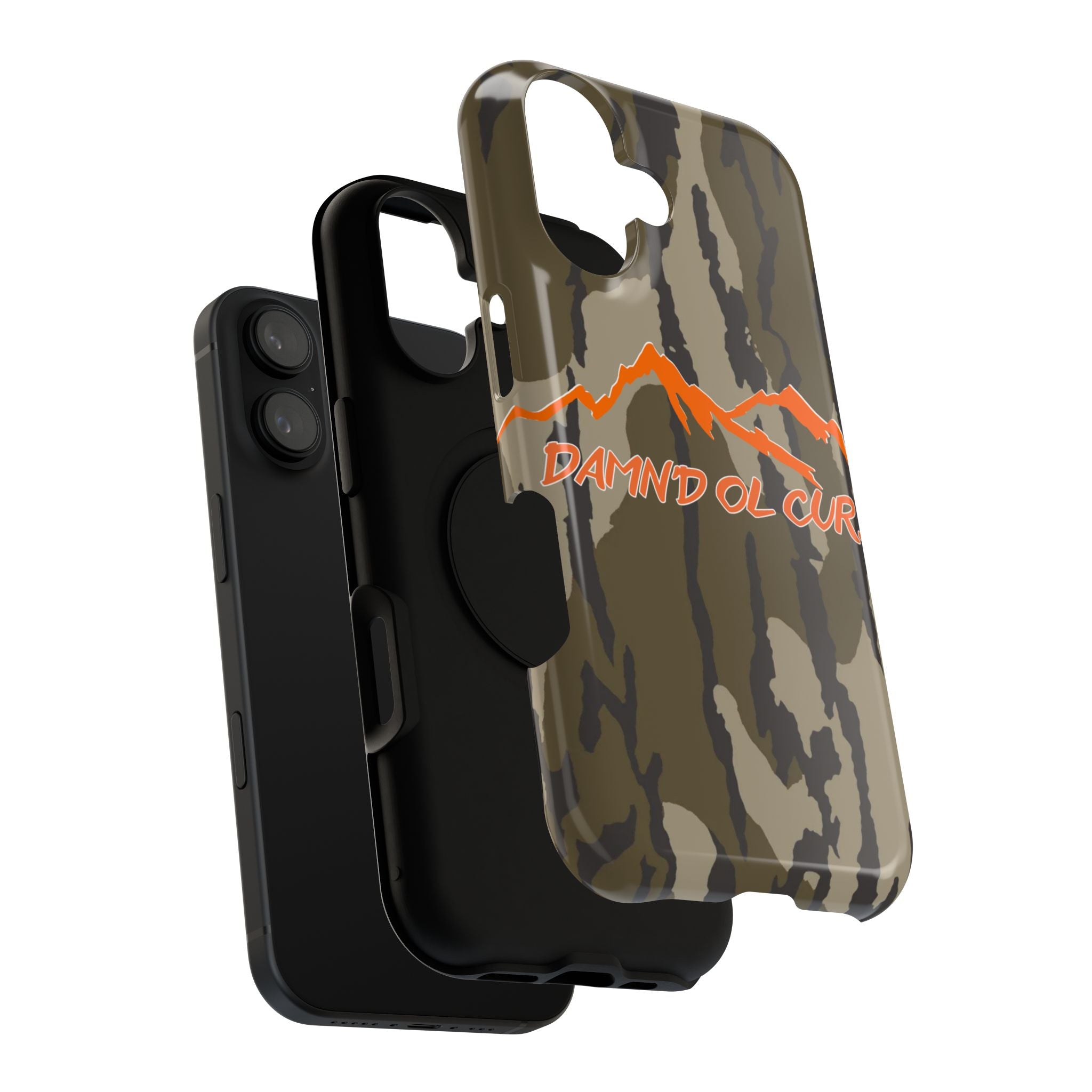 Camo Mountain Impact-Resistant Phone Case — 'Damn'd O'Clur' Outdoor Protective Cover