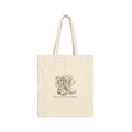 Canvas Tote Bag — Vintage Botanical 'Blue Collar Brat' Illustration