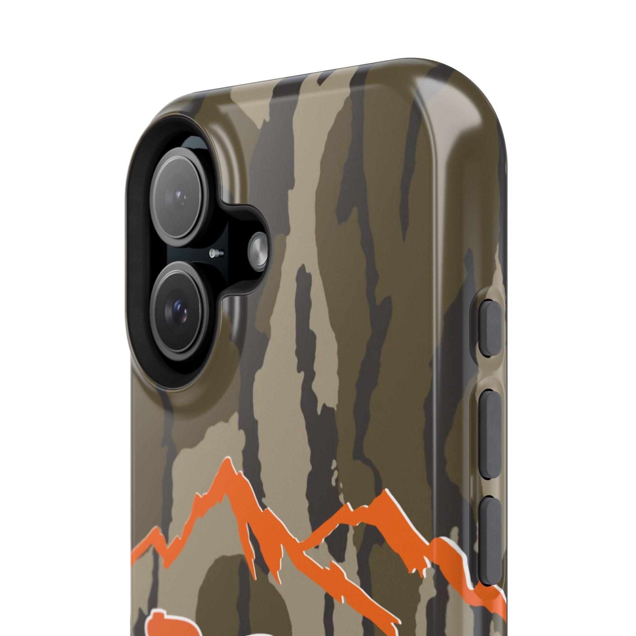 Camouflage Impact-Resistant Phone Case — D.O.C. Mountain Logo