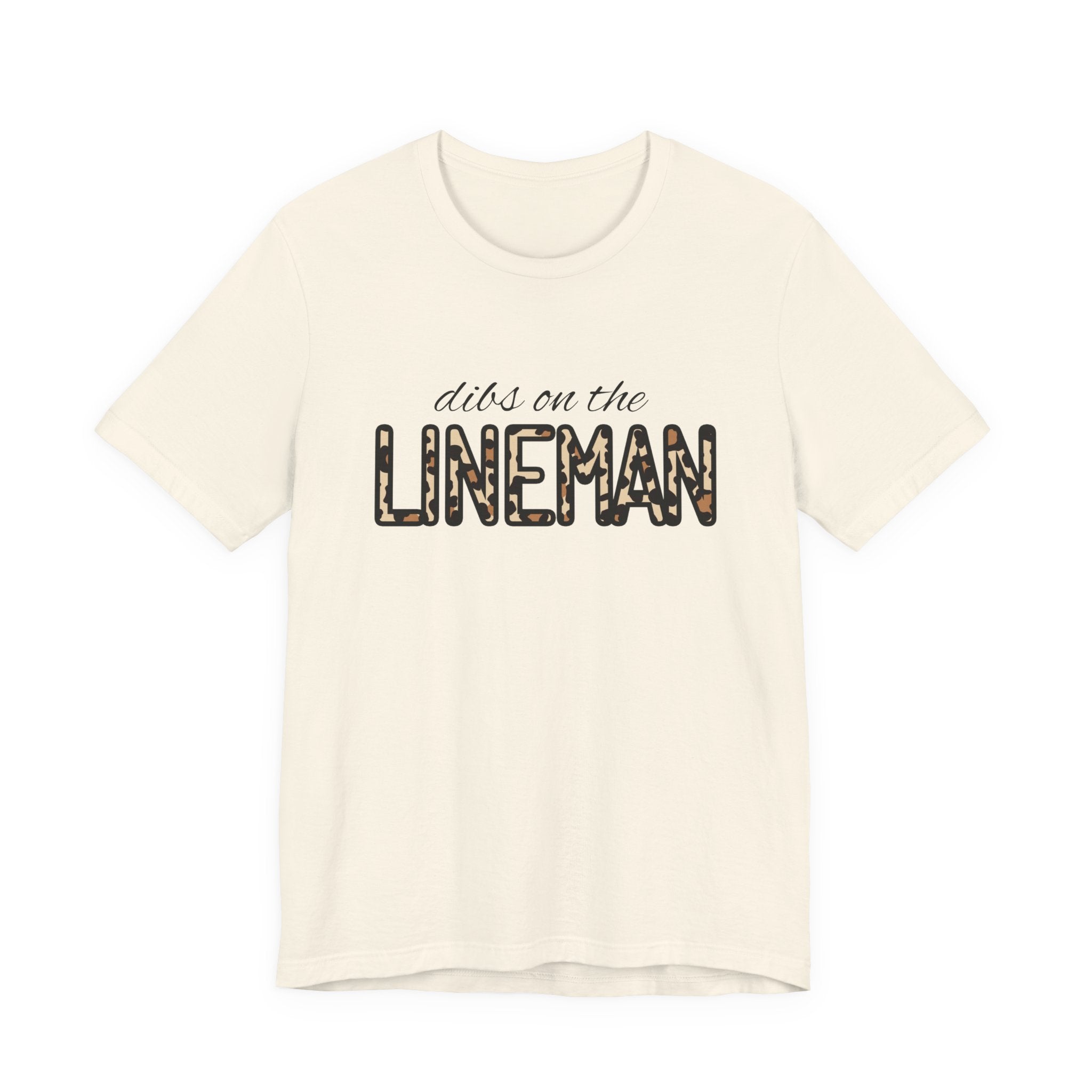 Dibs on the Lineman T-Shirt — Football Lineman Crew Tee