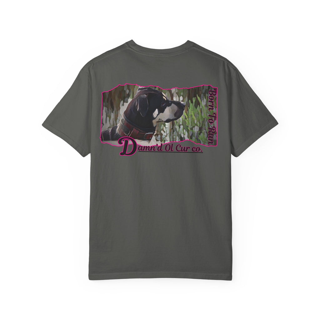 Dog Portrait T‑Shirt — 'Damn'd Ol Cur Co.' Graphic Tee