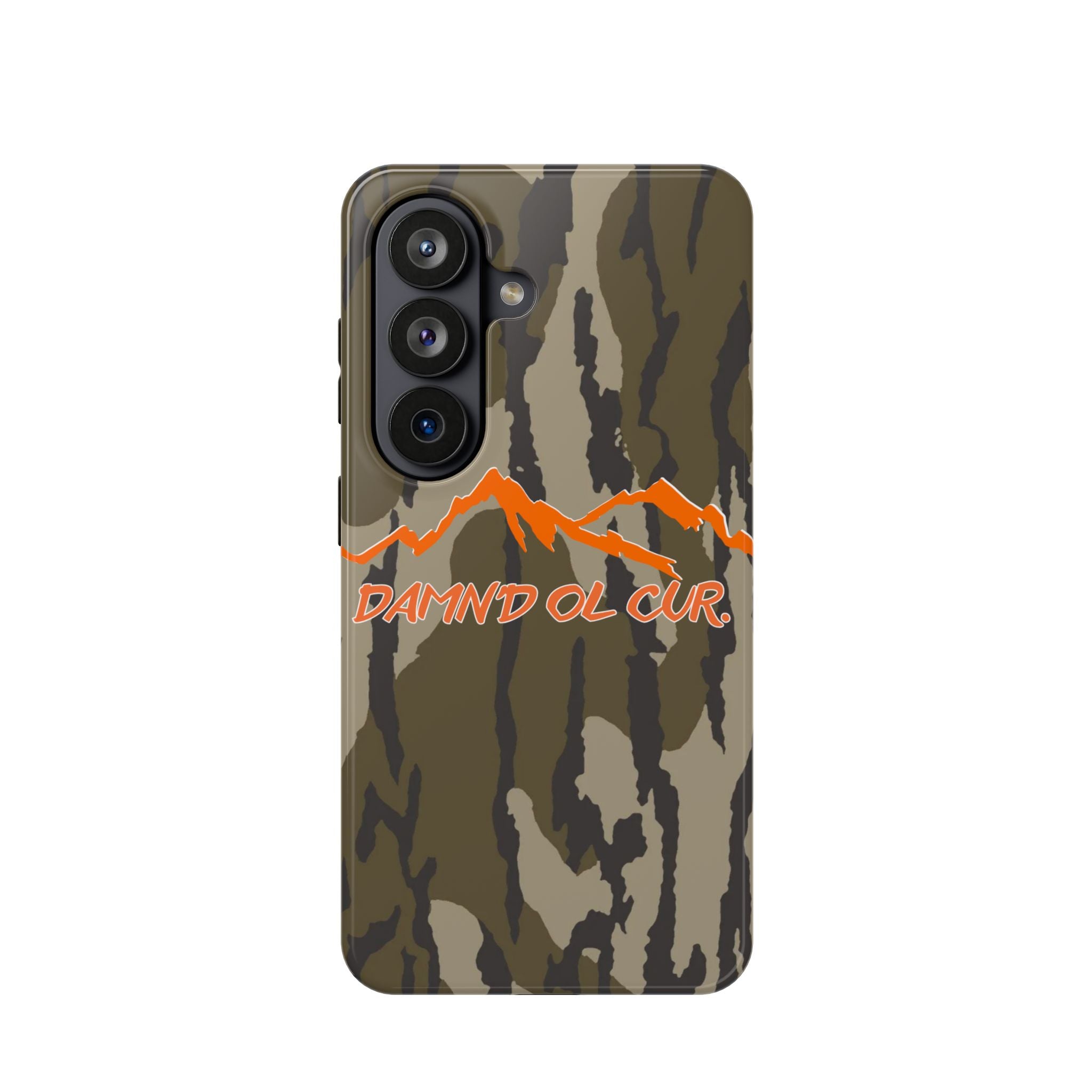 Camo Mountain Impact-Resistant Phone Case — 'Damn'd O'Clur' Outdoor Protective Cover