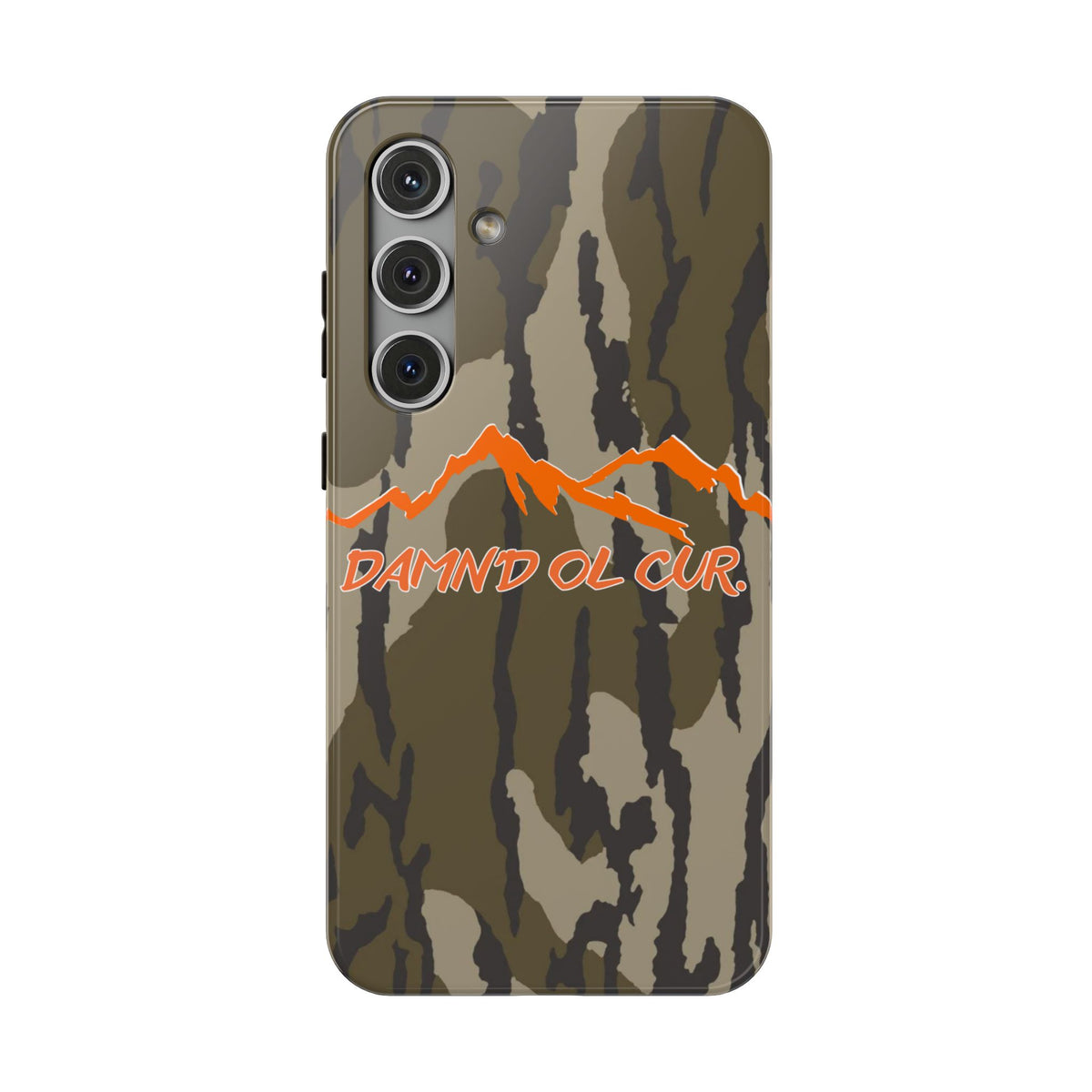Camo Mountain Impact-Resistant Phone Case — 'Damn'd O'Clur' Outdoor Protective Cover