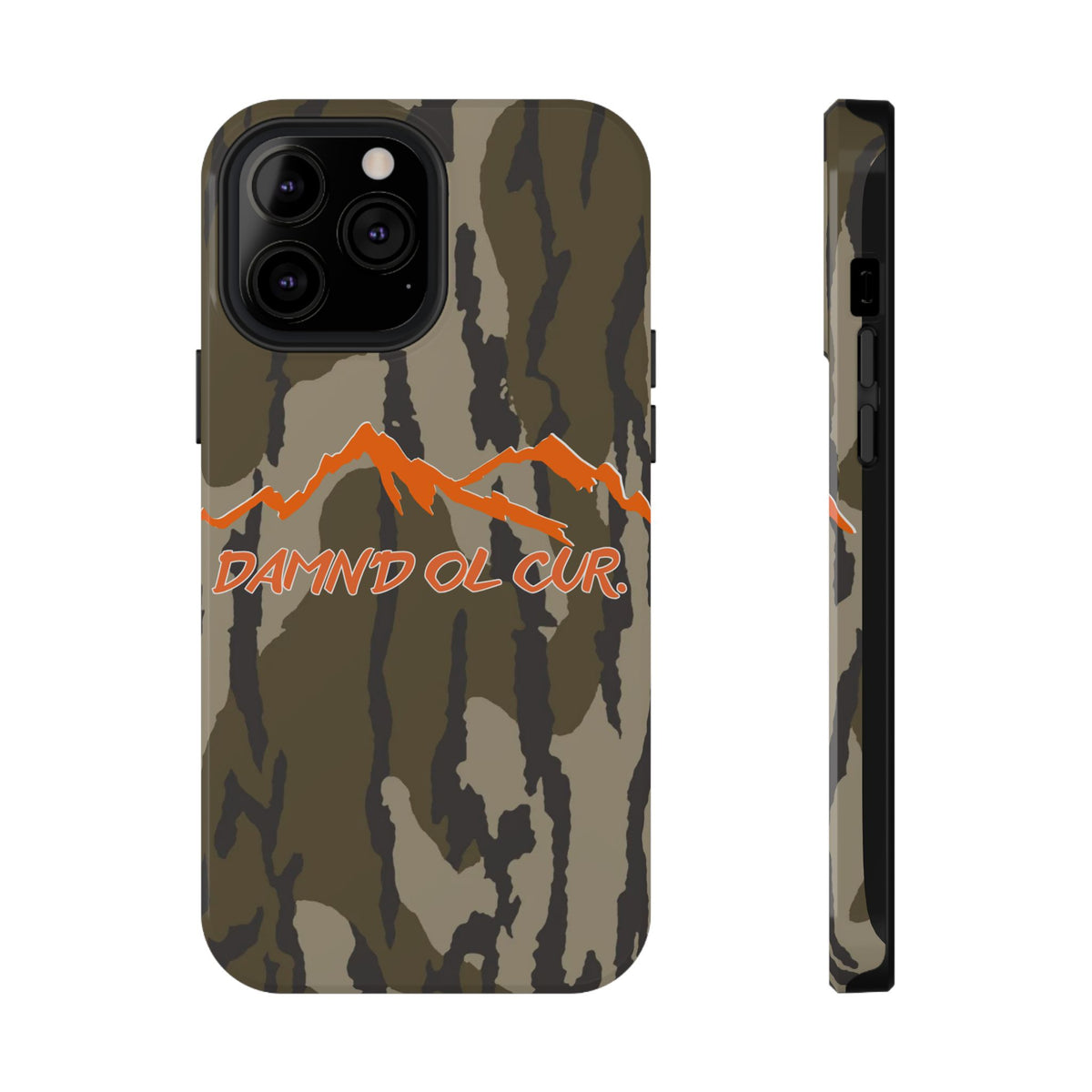 Camo Mountain Impact-Resistant Phone Case — 'Damn'd O'Clur' Outdoor Protective Cover