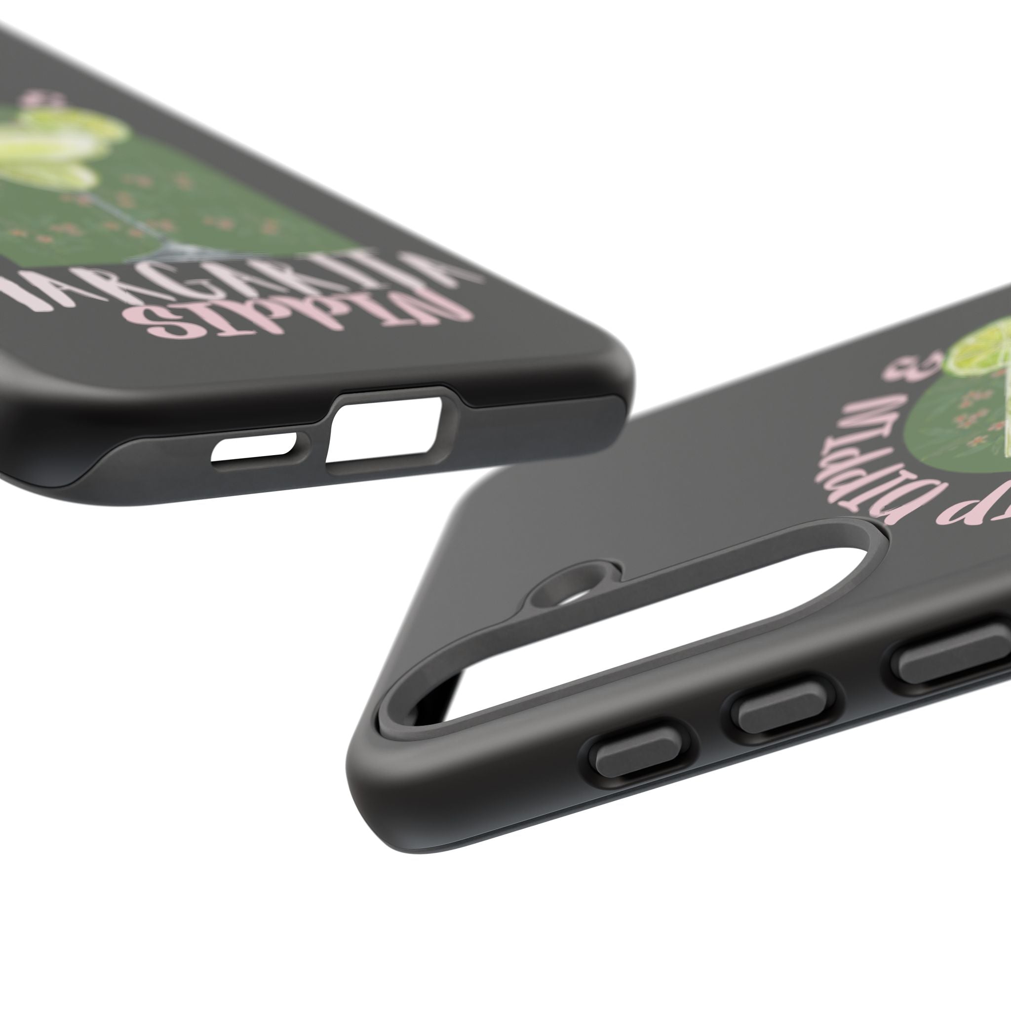 Margarita Sippin' Phone Case – 'Chip Dippin & Margarita Sippin' Cocktail Graphic