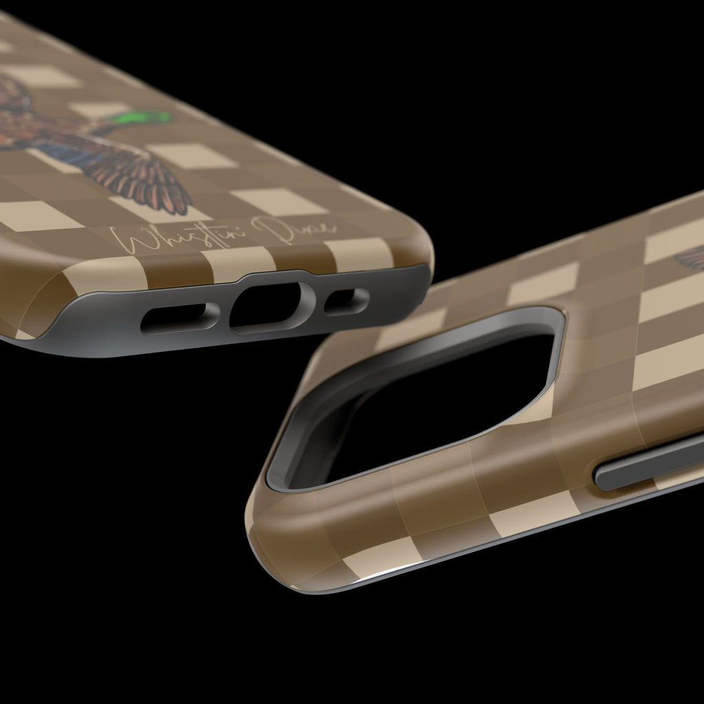 Duck Plaid Magnetic Impact-Resistant Phone Case