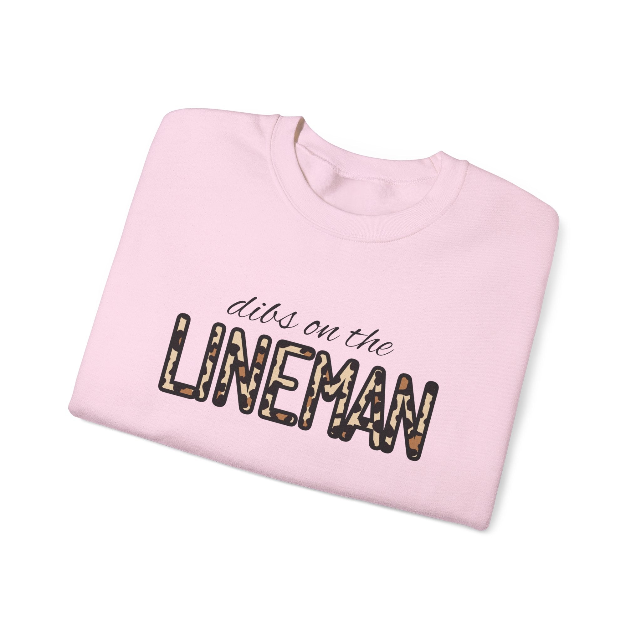 Dibs on the Lineman Crewneck Sweatshirt — Lineman Appreciation Pullover