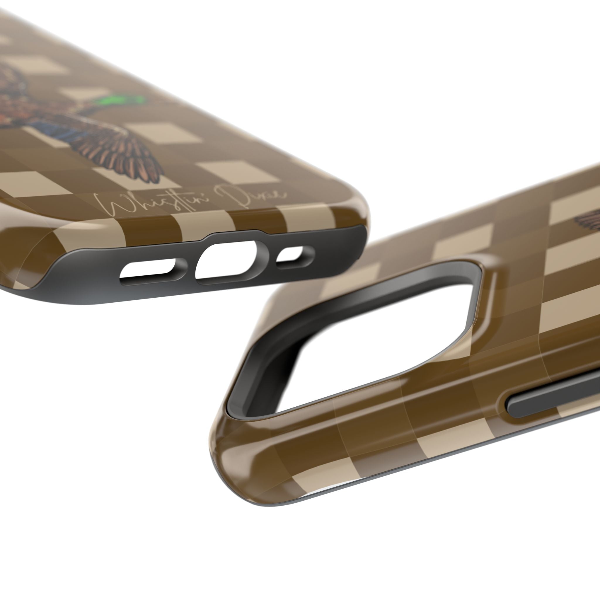 Duck Plaid Magnetic Impact-Resistant Phone Case