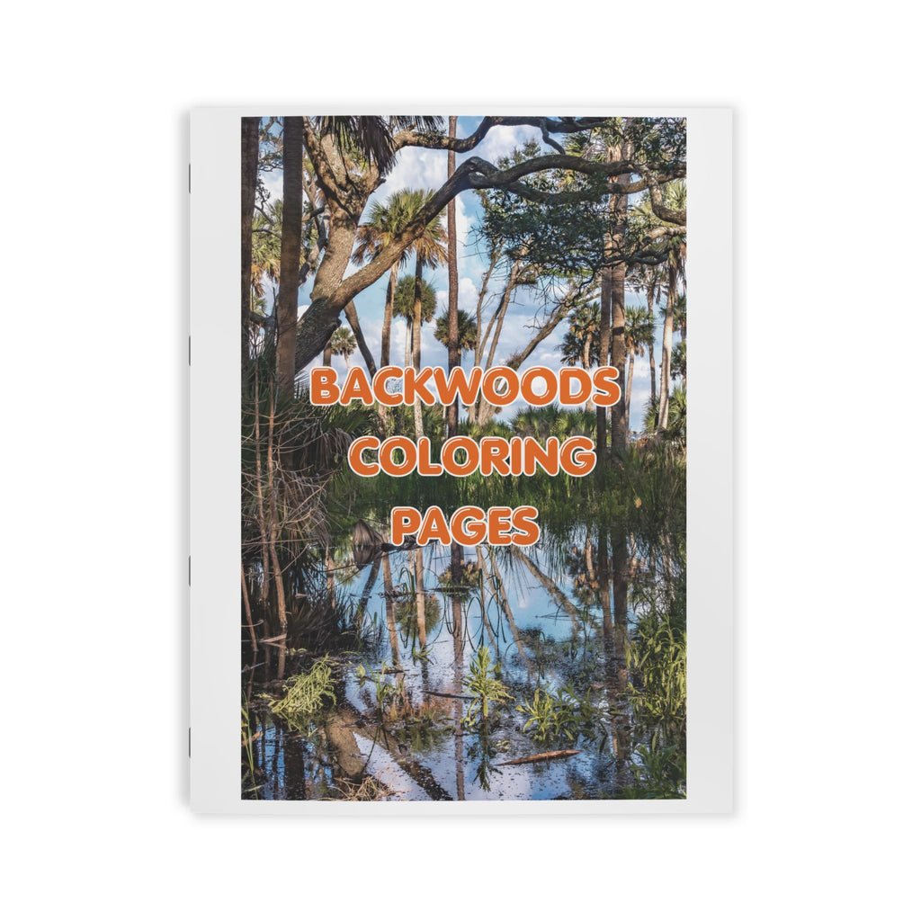Backwoods Coloring Book — Nature & Wild Animals Coloring Pages for Kids