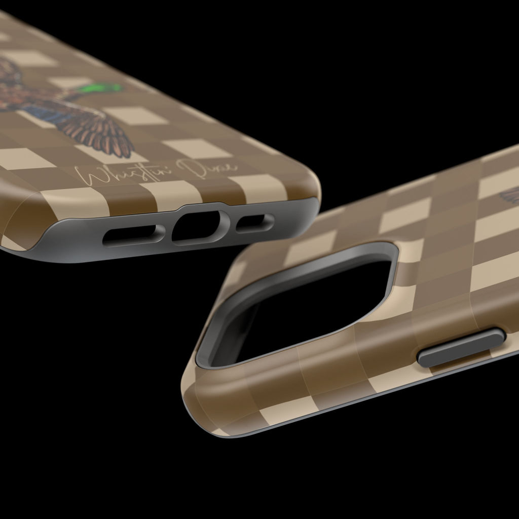 Duck Plaid Magnetic Impact-Resistant Phone Case