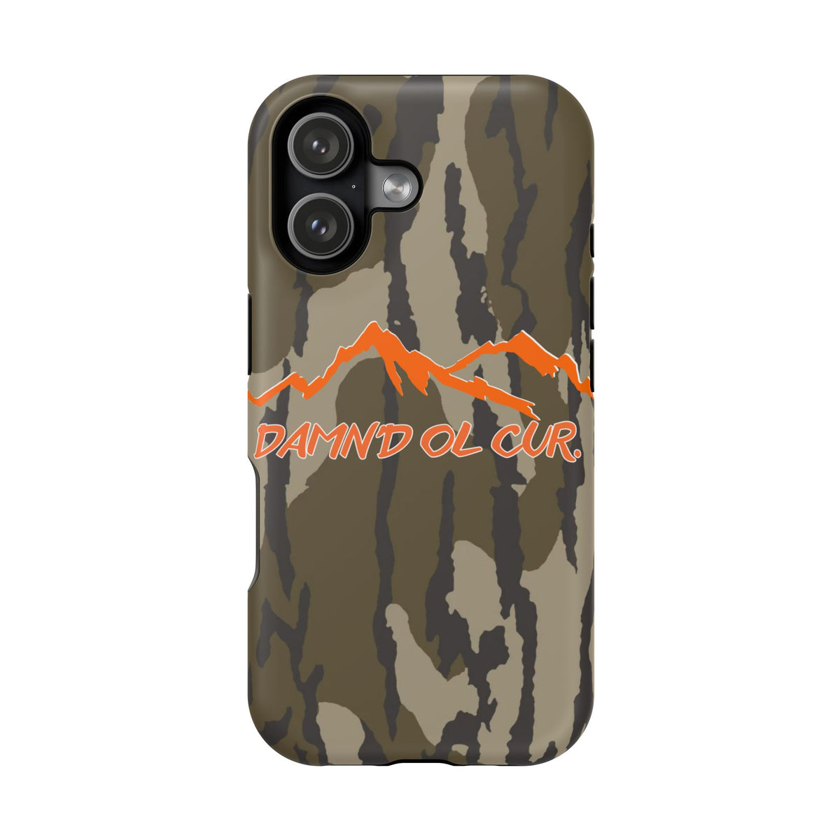 Camo Mountain Impact-Resistant Phone Case — 'Damn'd O'Clur' Outdoor Protective Cover