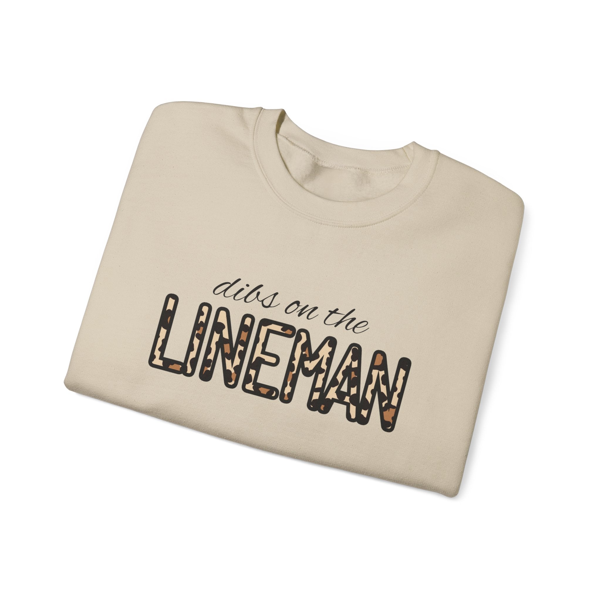 Dibs on the Lineman Crewneck Sweatshirt — Lineman Appreciation Pullover