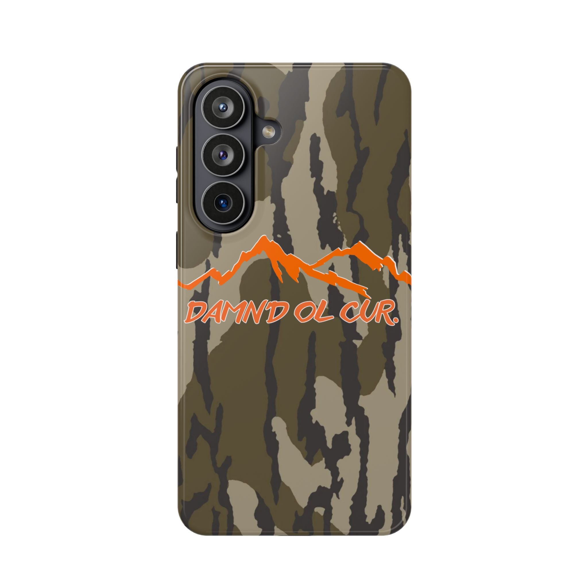 Camo Mountain Impact-Resistant Phone Case — 'Damn'd O'Clur' Outdoor Protective Cover