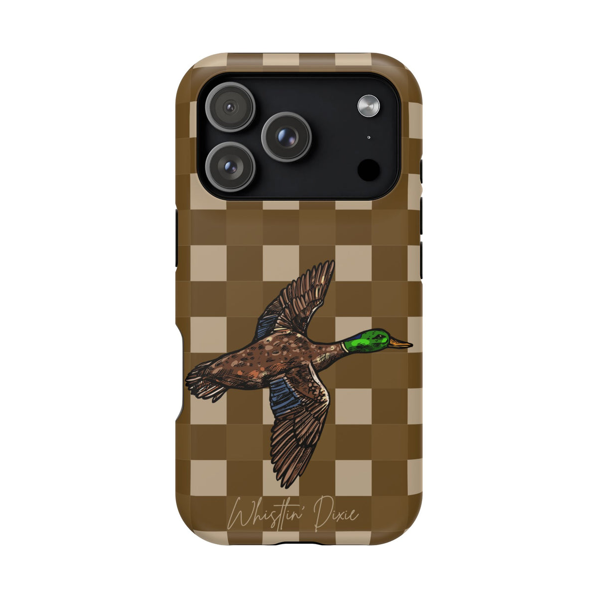 Duck Plaid Magnetic Impact-Resistant Phone Case