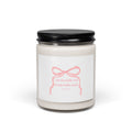 Inspirational Soy Candle 9oz — "Fearfully and Wonderfully Made" Pink Ribbon