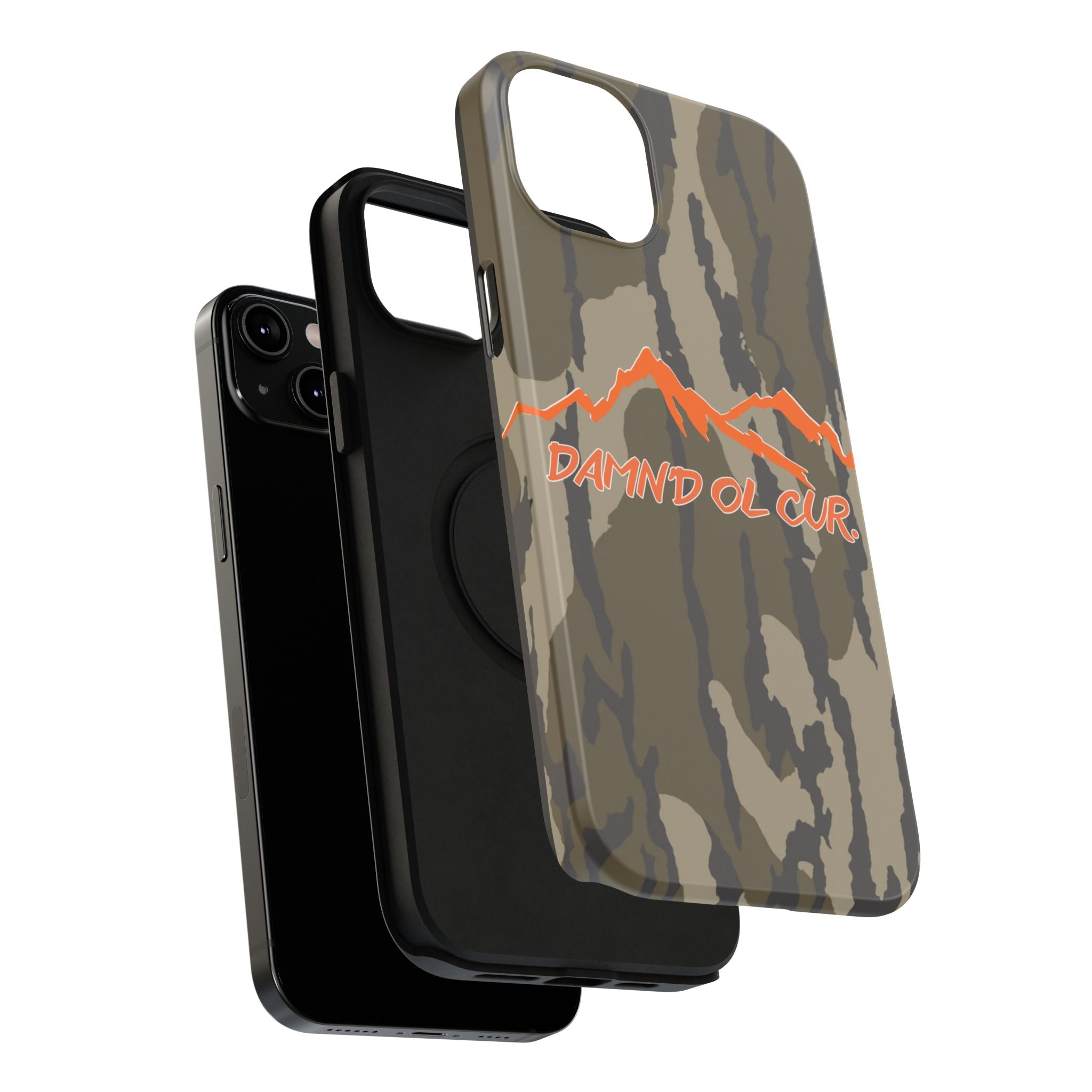 Camo Mountain Impact-Resistant Phone Case — 'Damn'd O'Clur' Outdoor Protective Cover