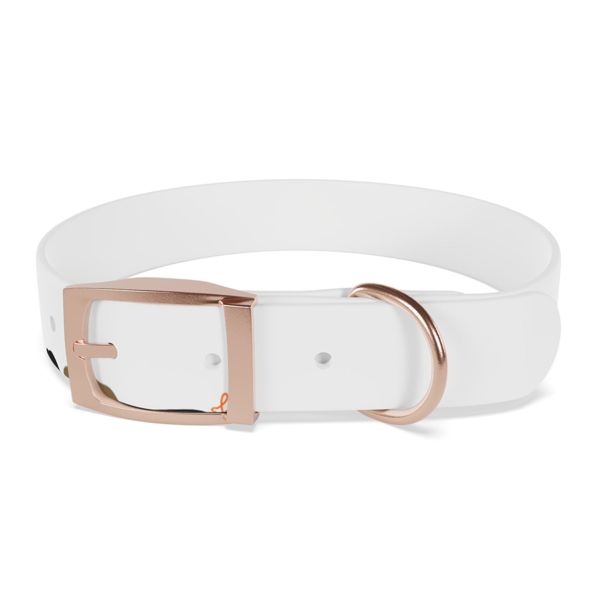 Camo Spots Dog Collar — Durable White Camouflage Pattern for Everyday Wear