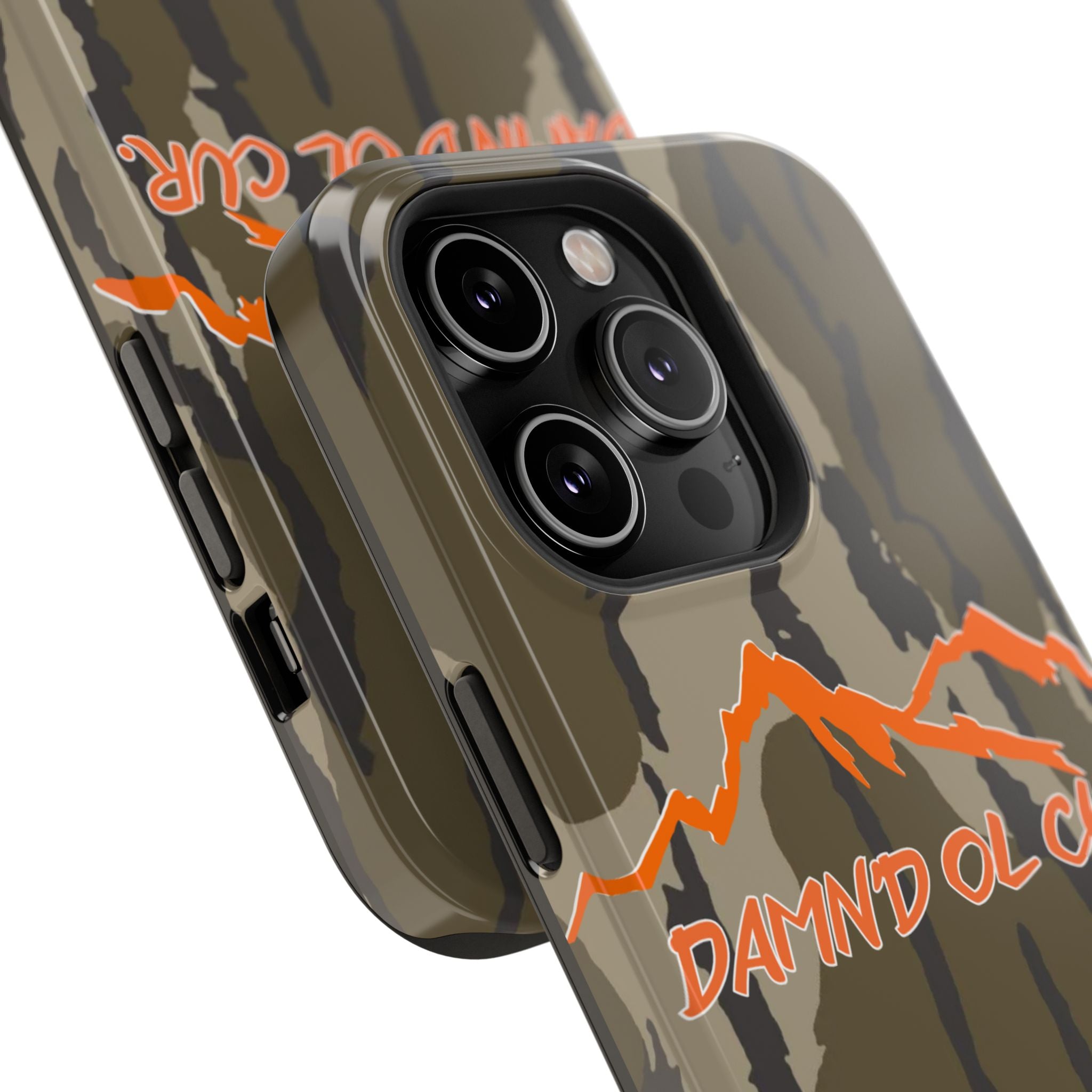 Camo Mountain Impact-Resistant Phone Case — 'Damn'd O'Clur' Outdoor Protective Cover