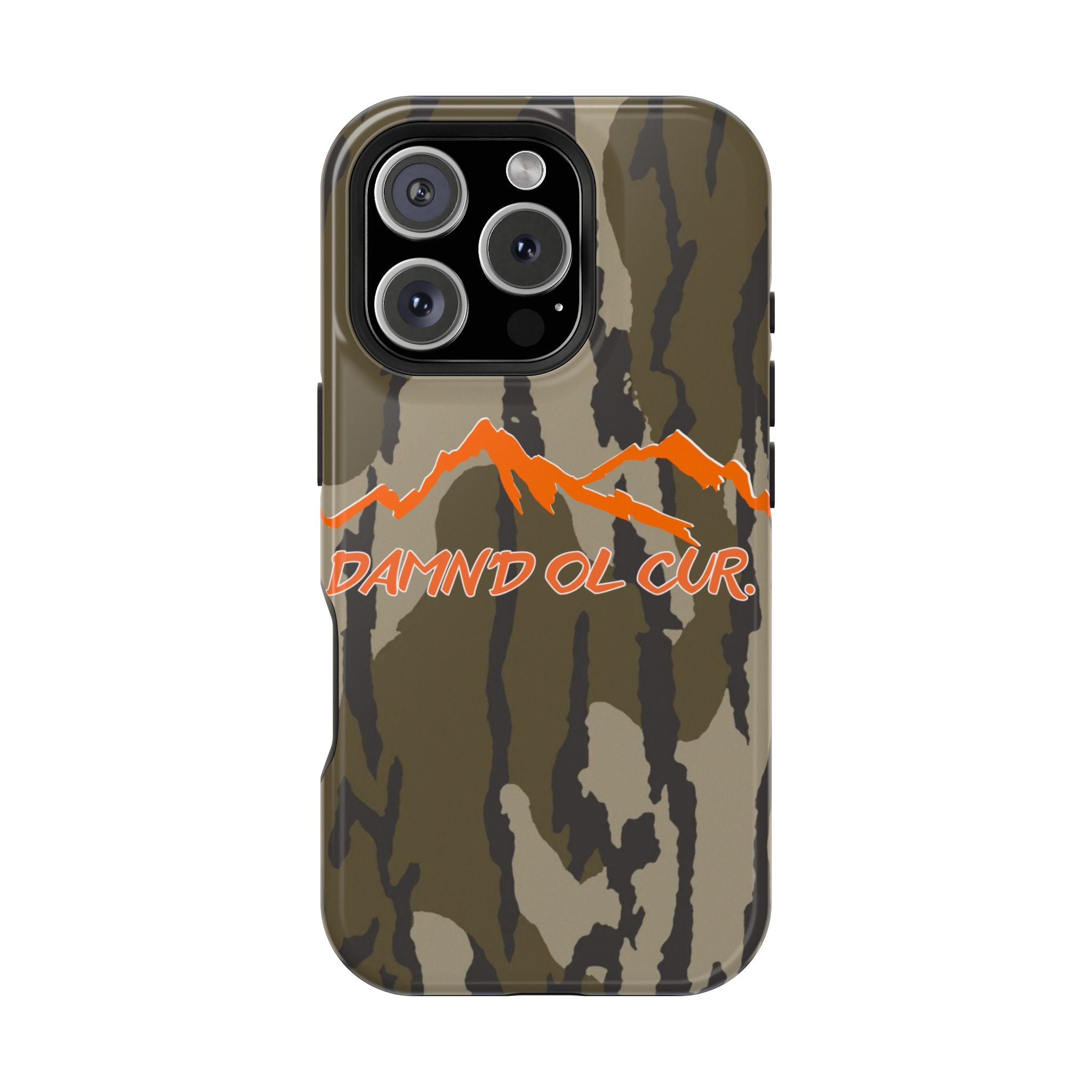 Camo Mountain Impact-Resistant Phone Case — 'Damn'd O'Clur' Outdoor Protective Cover