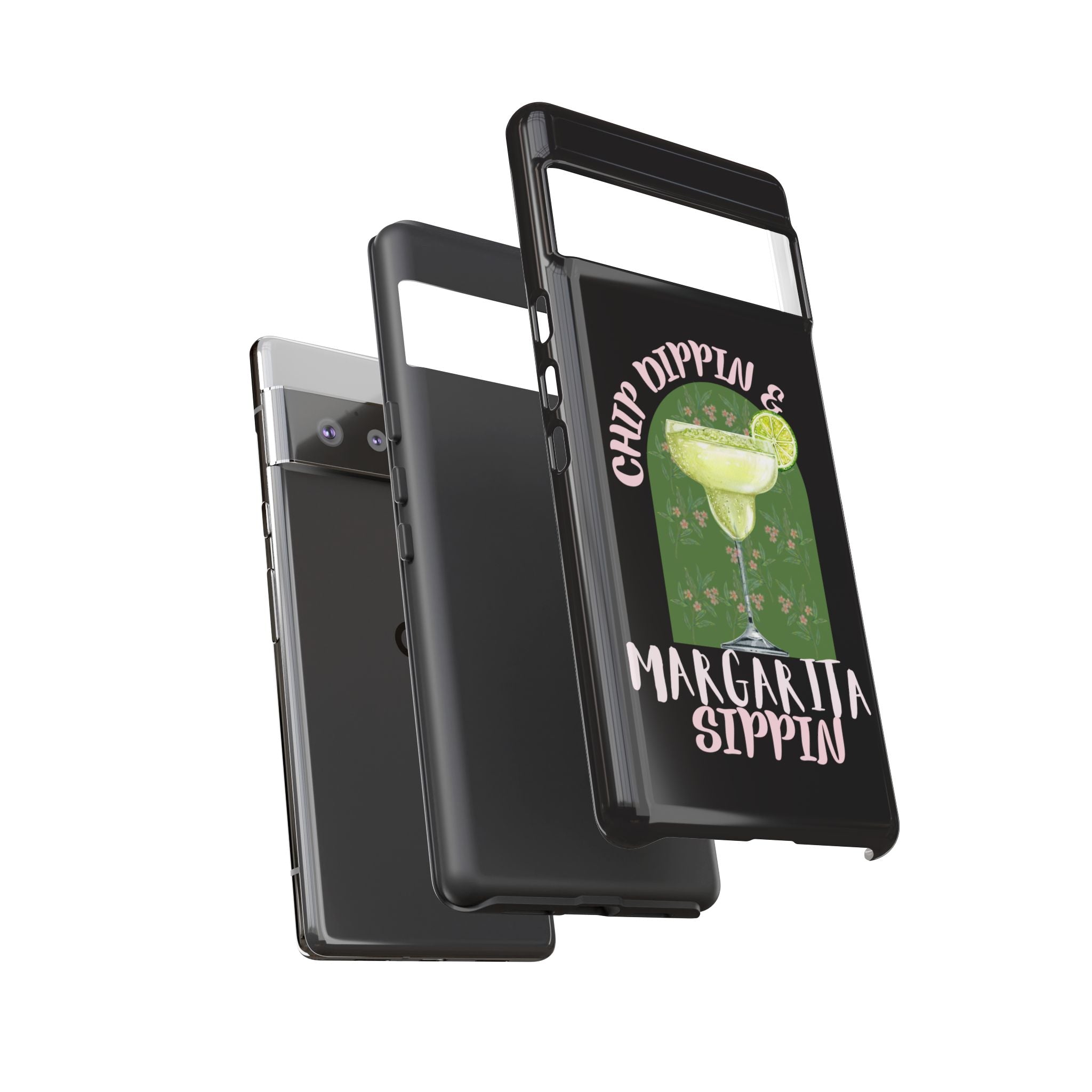 Margarita Sippin' Phone Case – 'Chip Dippin & Margarita Sippin' Cocktail Graphic