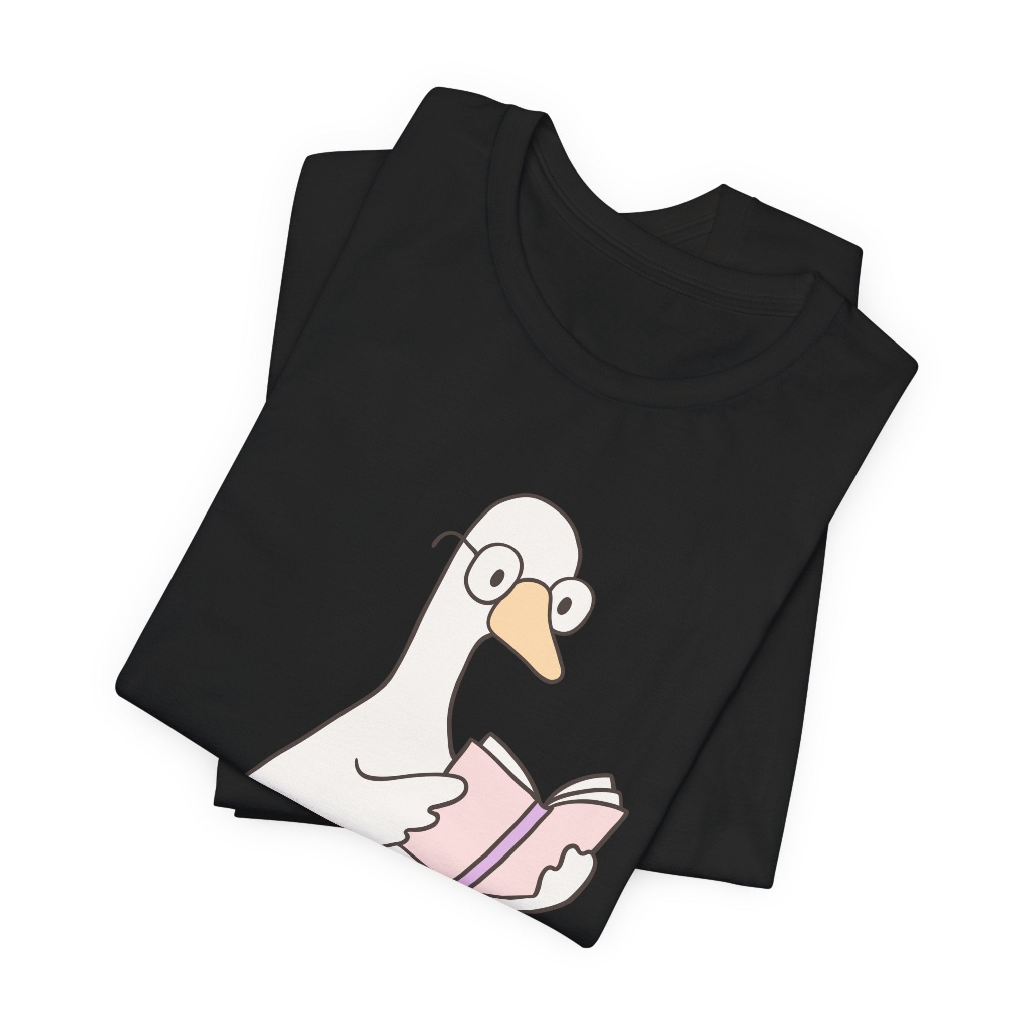 I'd Rather Be Reading Goose T-Shirt — Cute Book Lover Tee