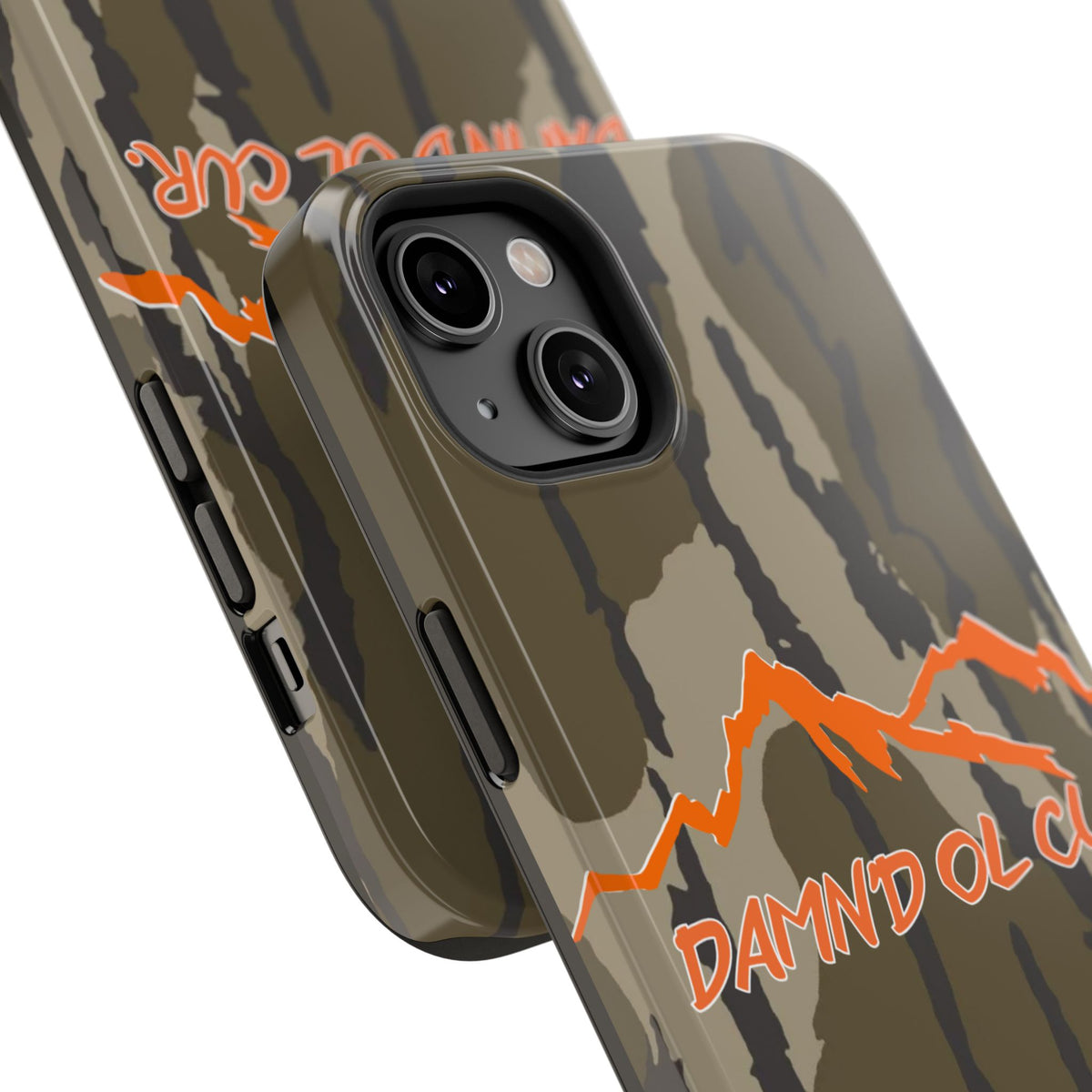 Camo Mountain Impact-Resistant Phone Case — 'Damn'd O'Clur' Outdoor Protective Cover