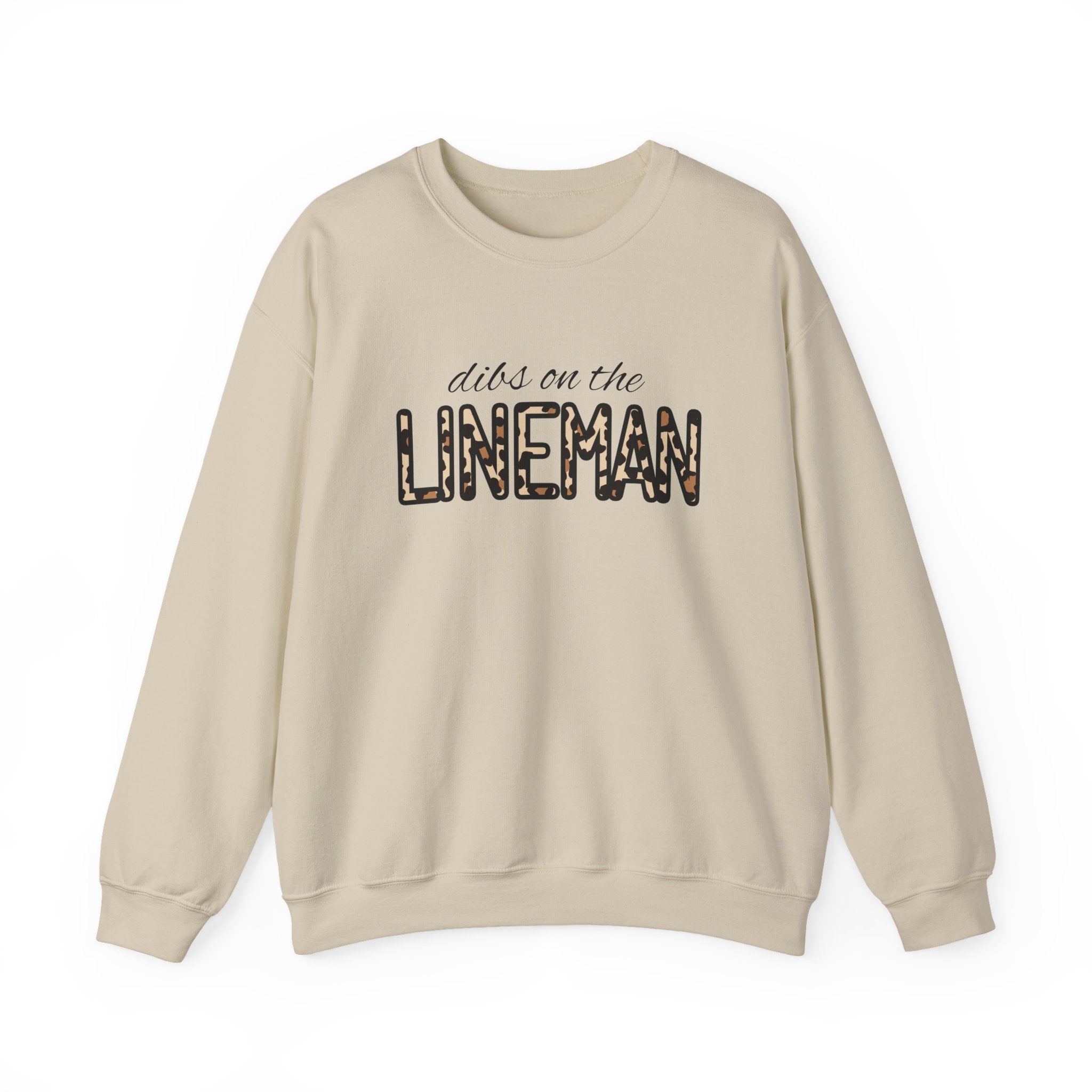 Dibs on the Lineman Crewneck Sweatshirt — Lineman Appreciation Pullover