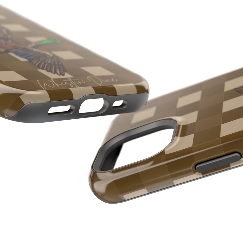 Duck Plaid Magnetic Impact-Resistant Phone Case