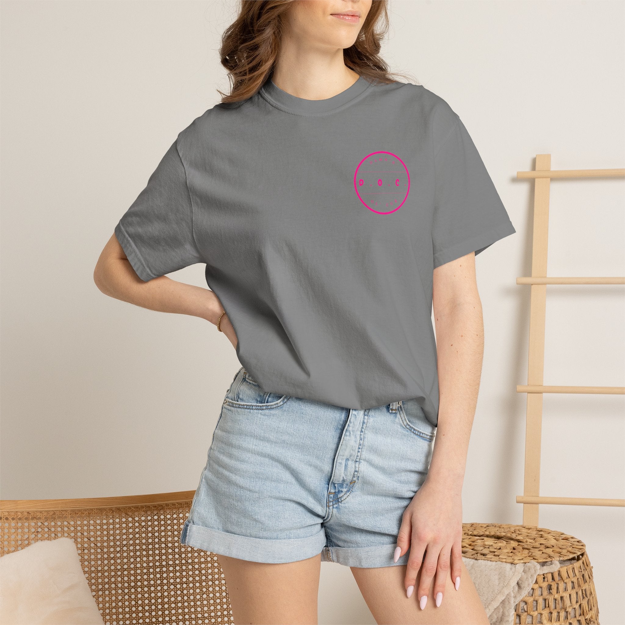 Dog Portrait T‑Shirt — 'Damn'd Ol Cur Co.' Graphic Tee