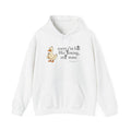 Hoodie — "Sorry I’m Late, His Timing Not Mine" Cute Duck Faith Hoodie
